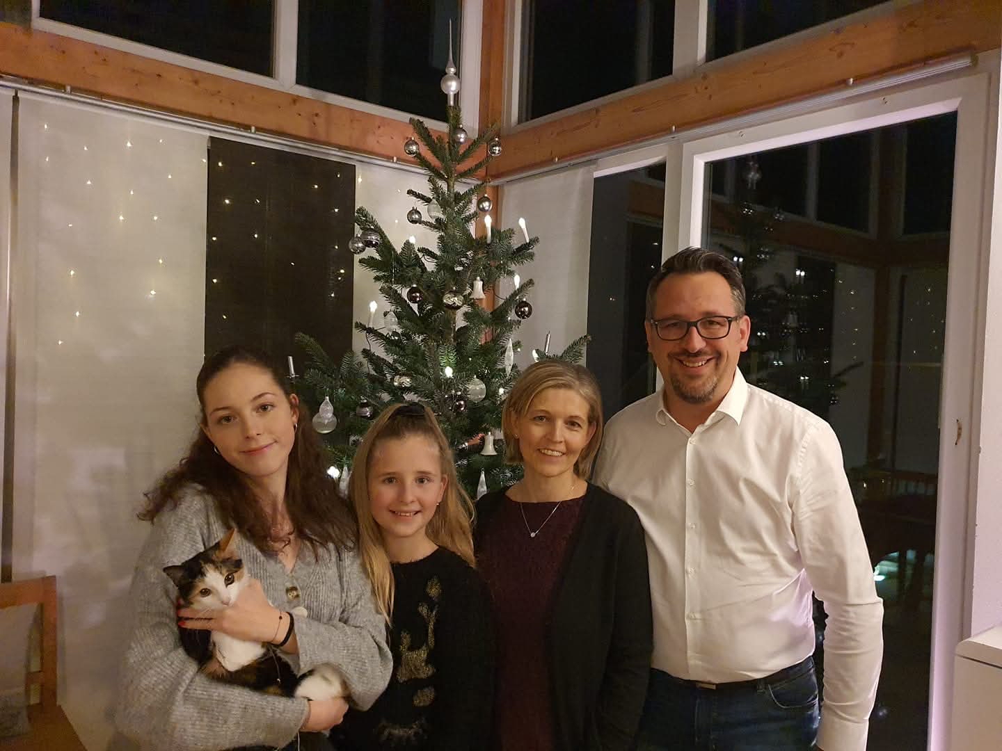 Familienbild an Weihnachten 2020